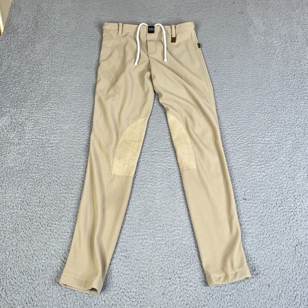 Kerrits Equestrian Riding Pant Women Medium Beige Breeches Stretch Outdoor Horse